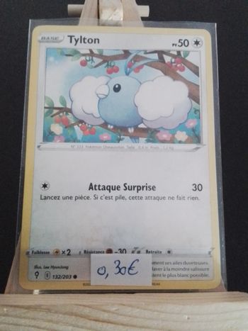 Carte Pokémon Tylton 132/203