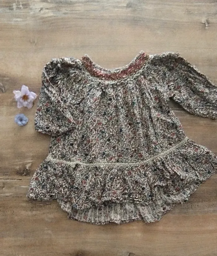 Tunique Fleurie Zara fille