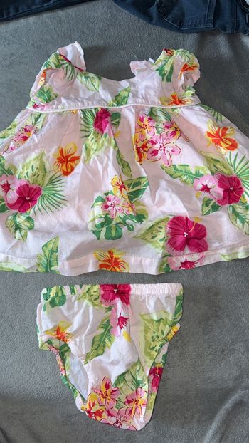 Robe + culotte 6 mois