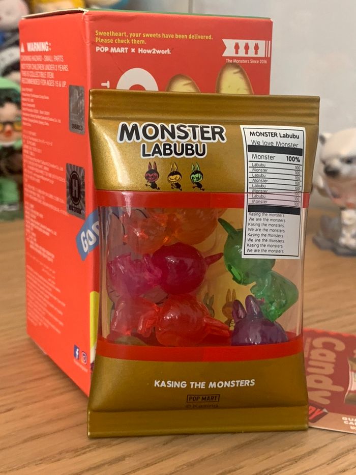🍬 Pop Mart Labubu The Monsters Candy Series : Gummy Candy (avec boîte + carte) - photo numéro 2