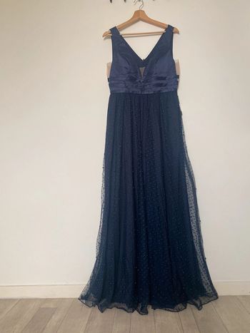 Robe de soirée - longue bleue