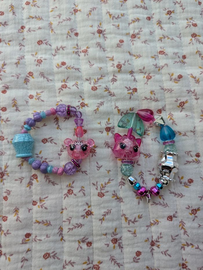 Lot de 2 bracelets fantaisie Twisty Petz