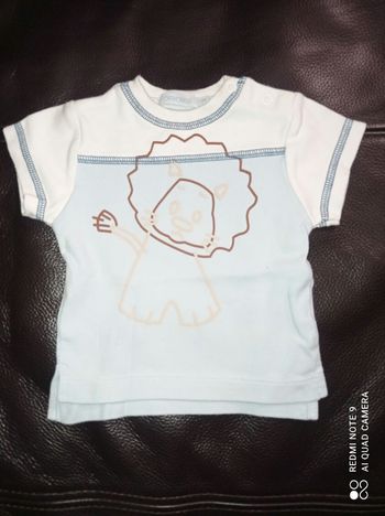 T-shirt manches courtes garçon, OBAIBI, taille 3 mois