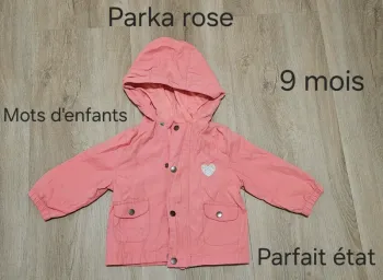 Parka/coupe vent rose