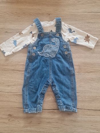 Ensemble salopette 3 mois