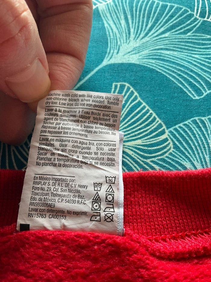 Sweat col rond rouge Champion Nebraska Volleyball taille XS 349 - photo numéro 12