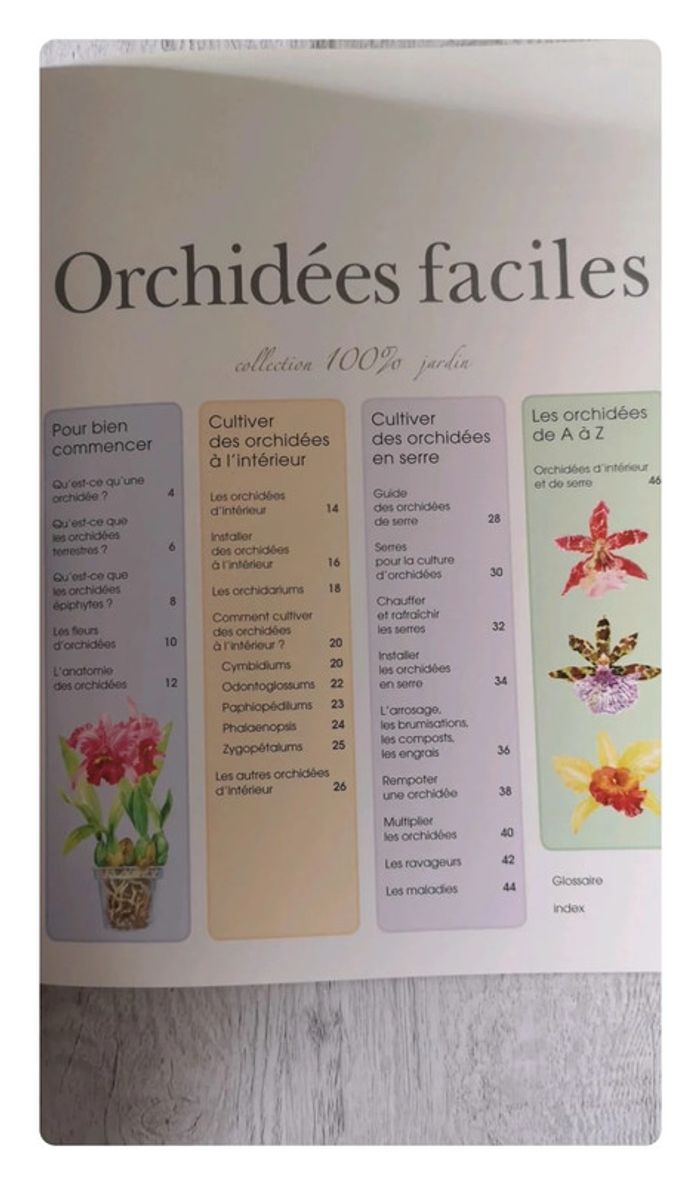 🌼Livre "Orchidées faciles" Larousse 🌸 Guide entretien orchidées intérieur et serre - photo numéro 4