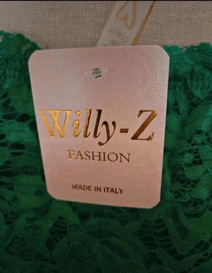 Body vert dentelle Willy-Z Taille 38/40 Neuf - photo numéro 5