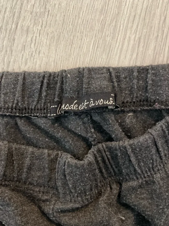 Legging LMEAV gris et noir - photo numéro 3