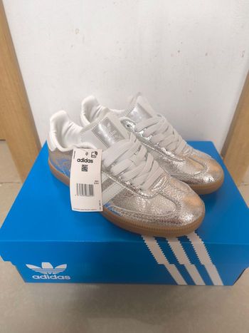 adidas Originals SAMBA OG Argenté 37