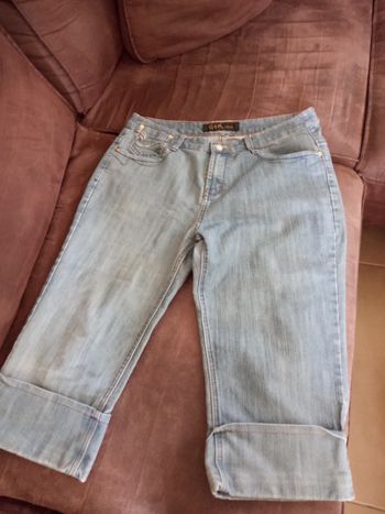 Pantacourt en Jeans avec revers Taille 42 "G&K Jeans"