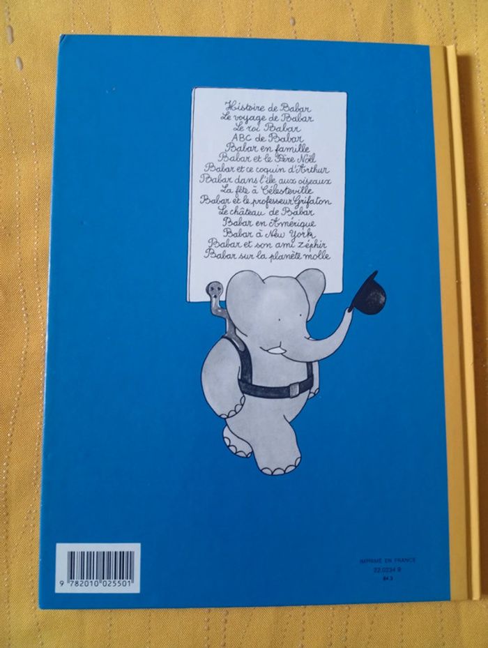 Lot de 3 livres sur les Éléphants dont un Babar vintage - photo numéro 9