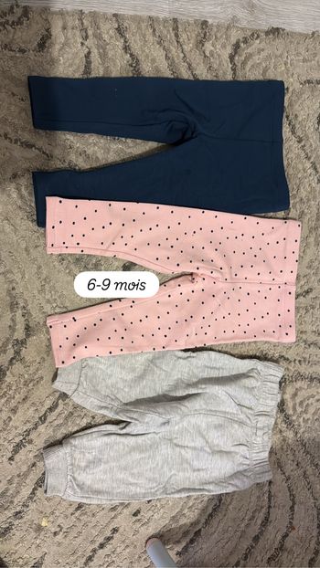 3 pantalons bebe fille