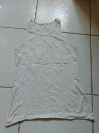 Débardeur fille blanc