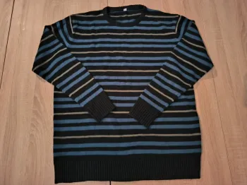 Pull rayé homme