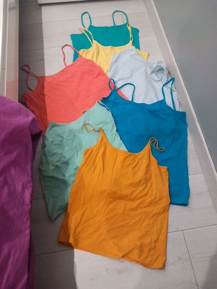 Lot 7 debardeur M et S