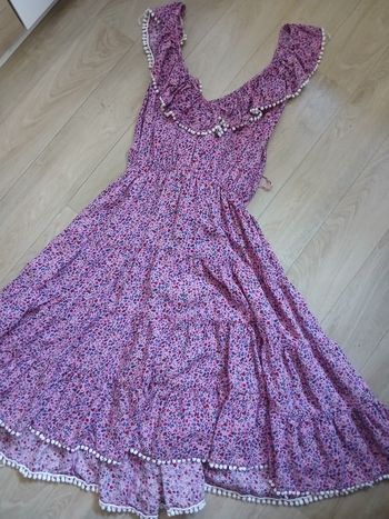 Robe courte floral boheme c&a