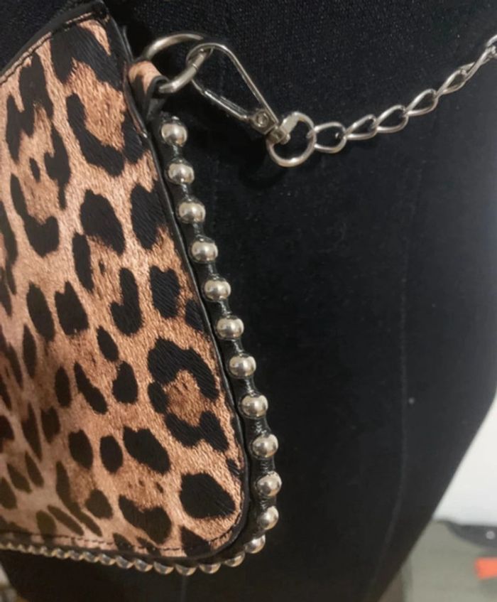 Sac bandoulière léopard avec de perles 🍭🍭 - photo numéro 4