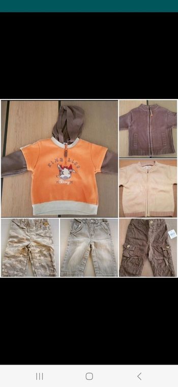 Lot de vêtements garçon 6 mois en très bon état