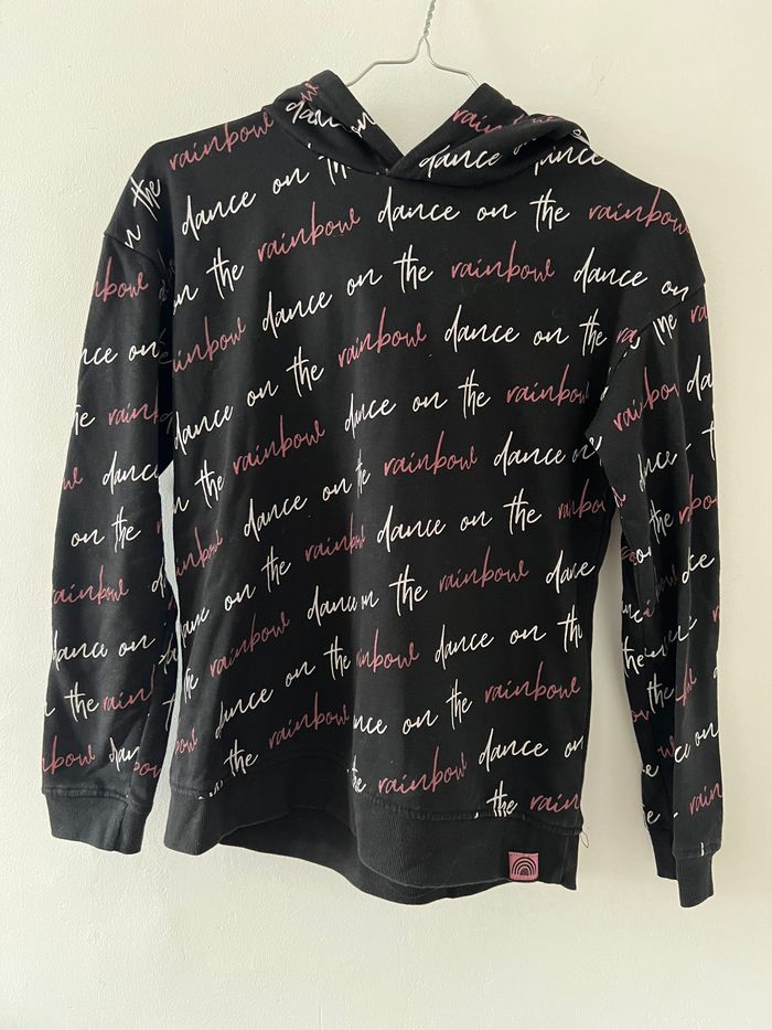 Sweat à capuche noir