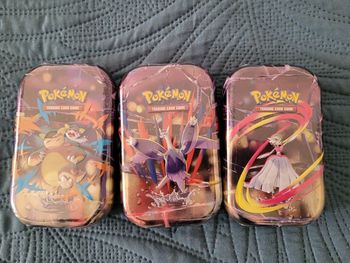 Mini Tin pokémon mega évolution ME01 scellé Méga Latias Gardevoir Kangourex