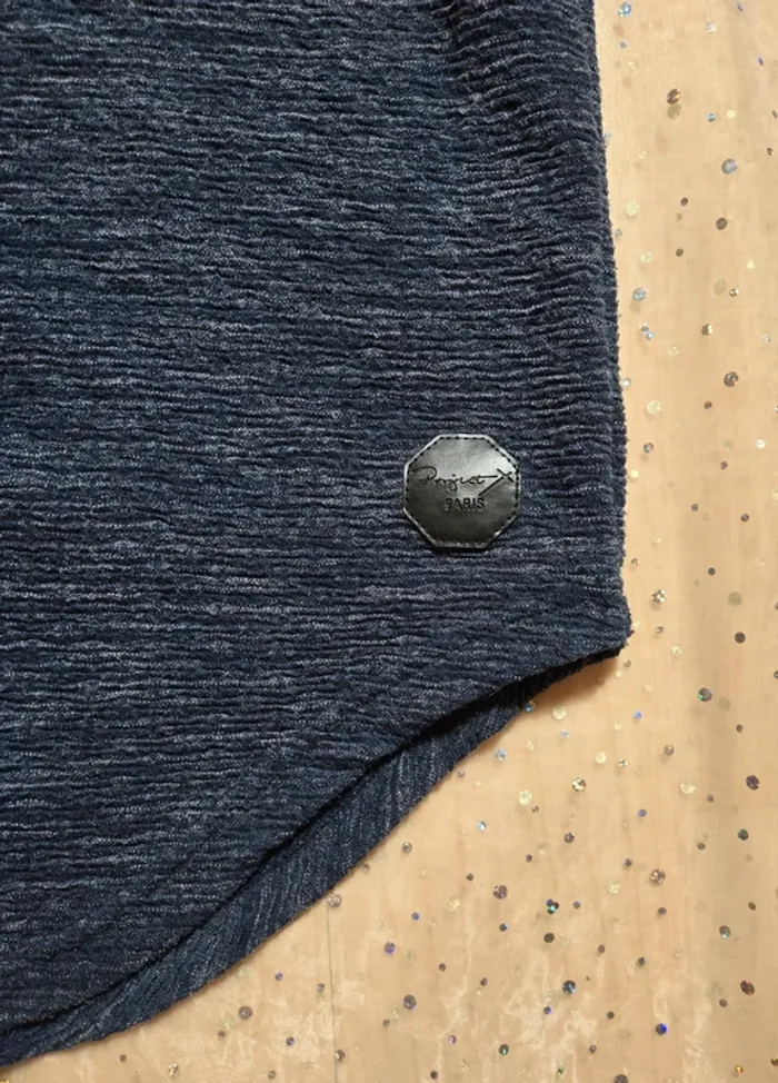 Sweat/pull bleu marine  Project X Paris taille L - photo numéro 2