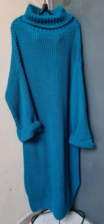 Robe pull bleue
