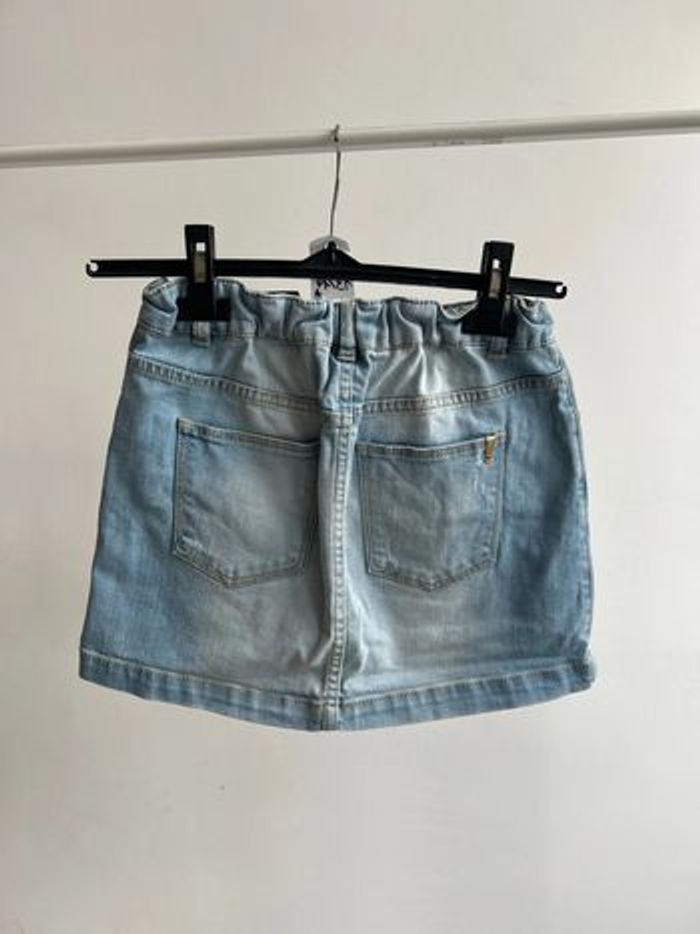 Jupe jean Zara Kids 13/14 ans effet used - photo numéro 2