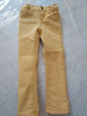 Pantalon jean jaune 3 ans