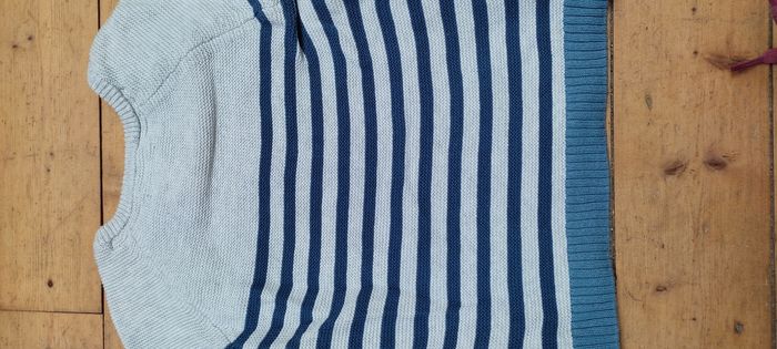 Pull léger Okaïdi 18 mois marinière - photo numéro 3