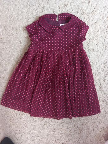 😷robe polyester H & M 5ans