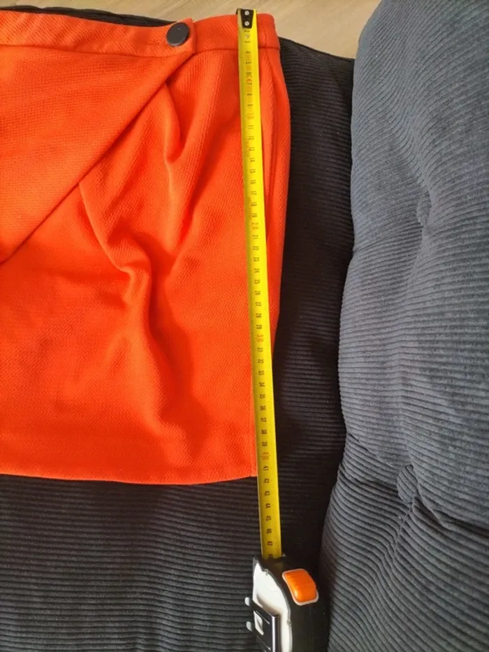 Jupe courte orange See U soon - photo numéro 8
