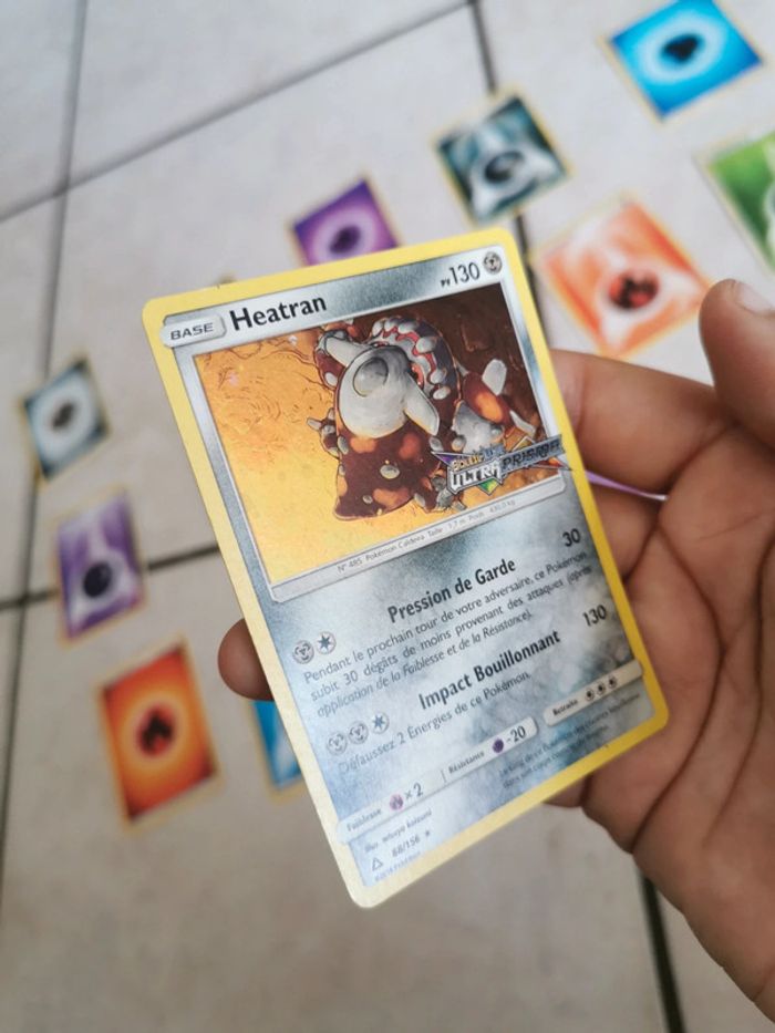 Lot de cartes Pokémon brillante heatran - photo numéro 3