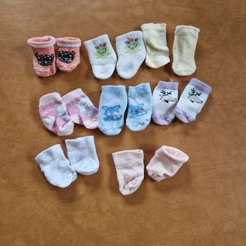 8 paires chaussettes 12/14