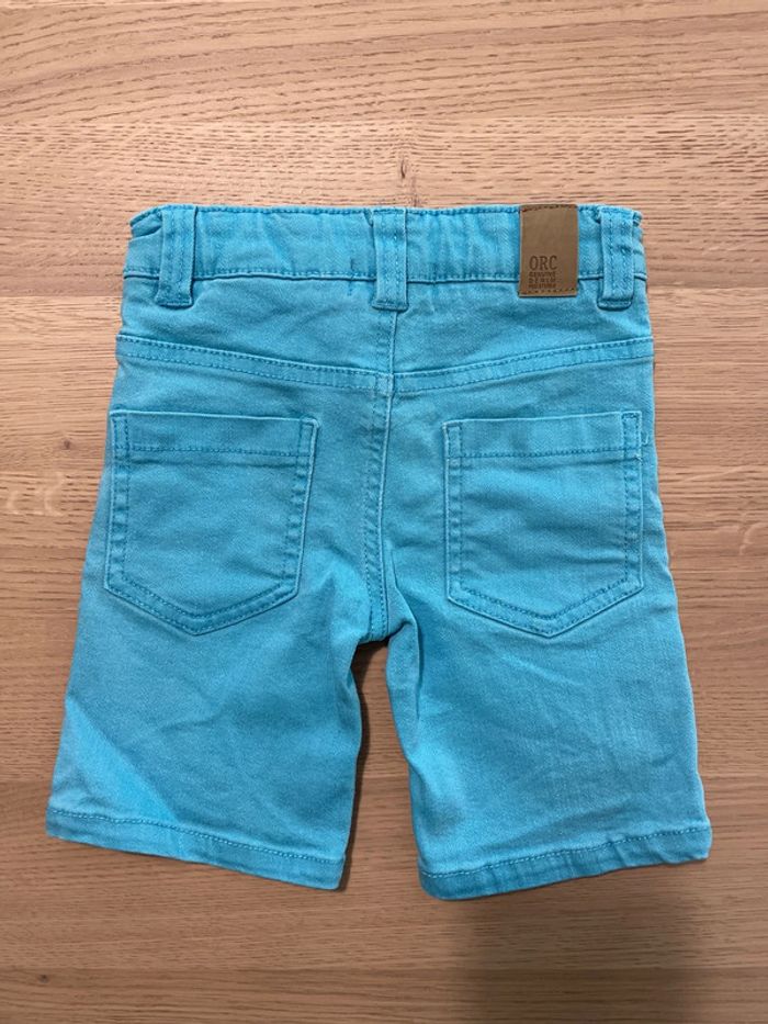 Short en jean bleu orchestra 2 ans - photo numéro 3