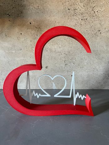 Art Décoratif - Battements Cœur - St Valentin