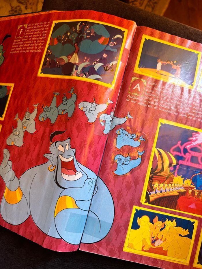 album Panini complet Walt Disney Aladdin Jasmine princesse autocollants ancien stickers - photo numéro 9