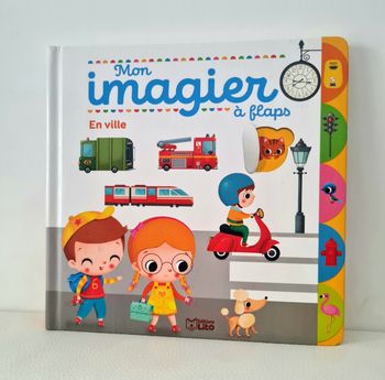 Imagier à flaps Lito – En ville – Livre bébé – Très bon état