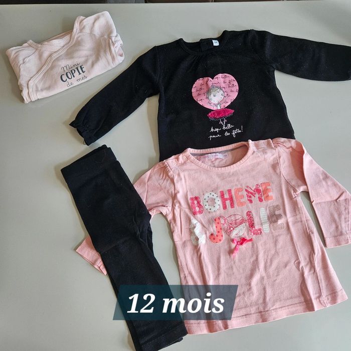 Tenue fille 12 mois