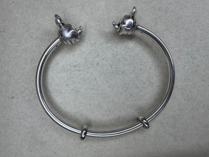 Bracelet Pandora Disney Authentique Jonc Ouvert Mickey et Minnie T2 - photo numéro 3