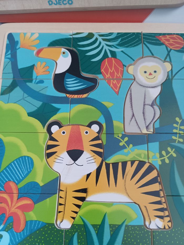 Puzzle 15 pièces en bois de djeco - photo numéro 2