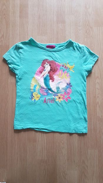 T shirt Disney princesses Ariel 4 ans