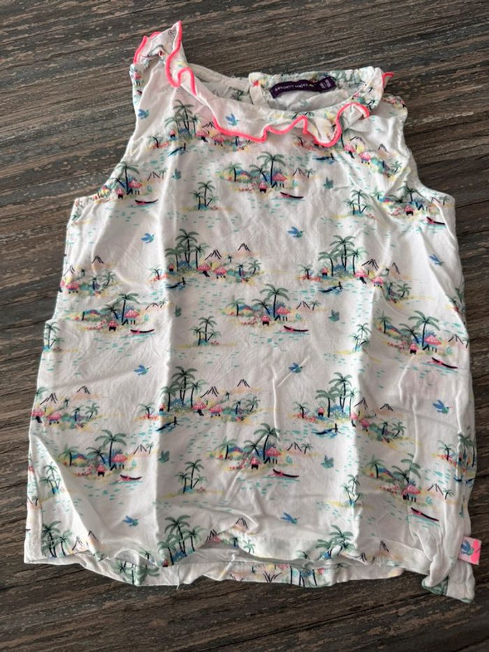 Petite blouse d été fille sergent major 3 ans très bon état