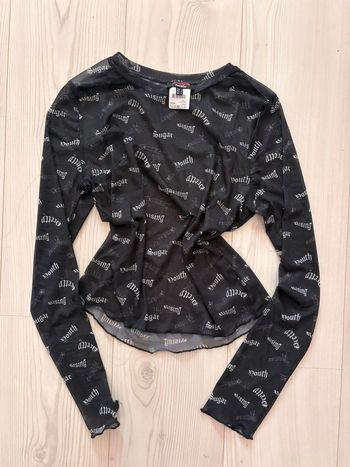 Top Jennyfer noir transparent 