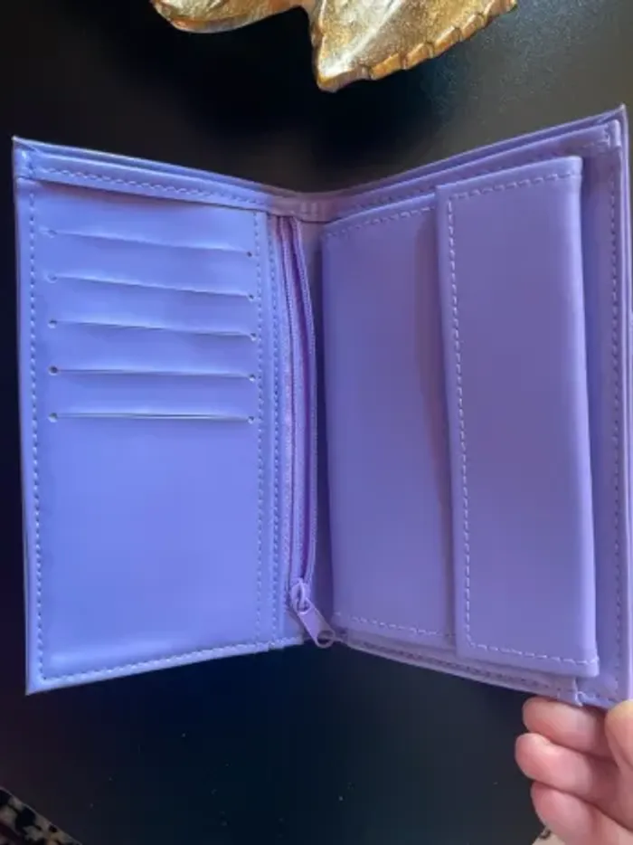 Porte feuille mauve - photo numéro 2