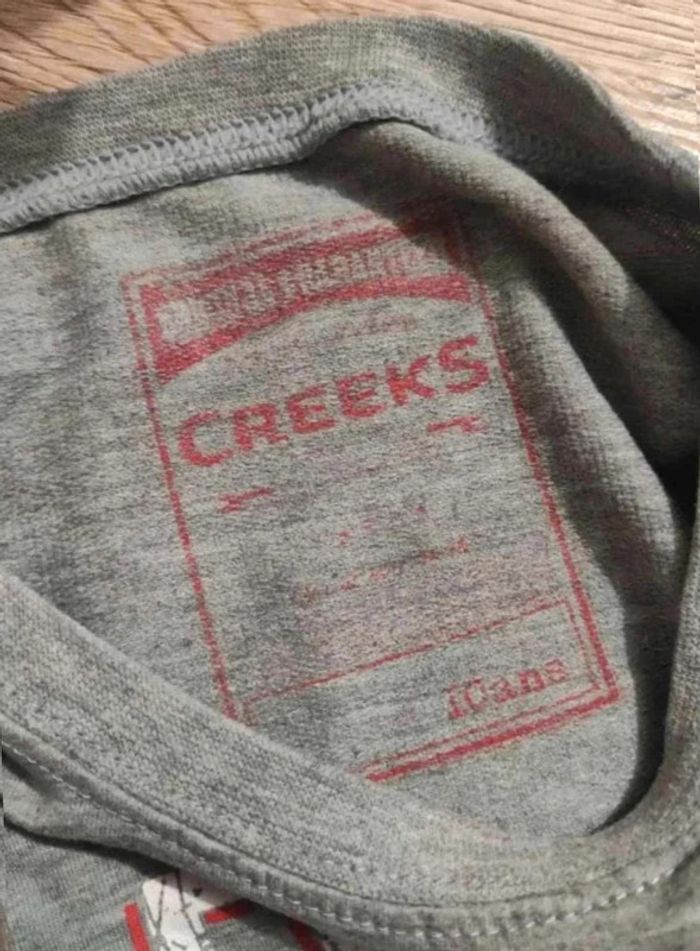 T-shirt creeks 10 ans - photo numéro 3