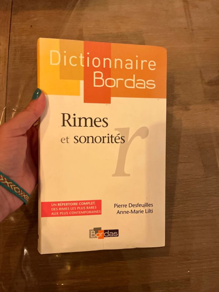 Dictionnaire rimes et sonorités