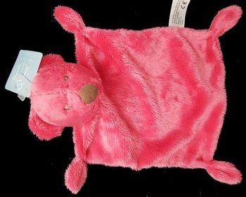 Doudou Ours SIMBA KIABI Rose fuschia