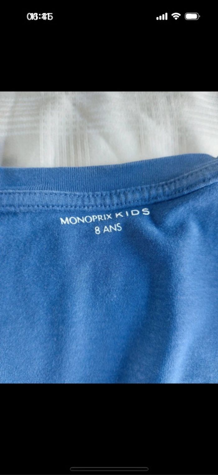 Tee-shirt Monoprix taille 8 ans - photo numéro 4