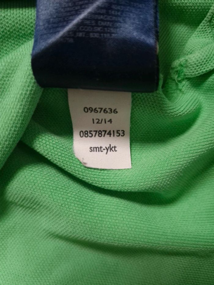 Polo Tommy Hilfiger Manches courtes - Vert Menthe logo brodé - Taille L Hommes - 100% Coton - photo numéro 9